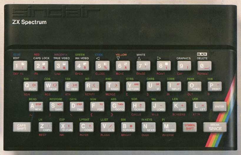 48 ZX Spectrum case and keyboard