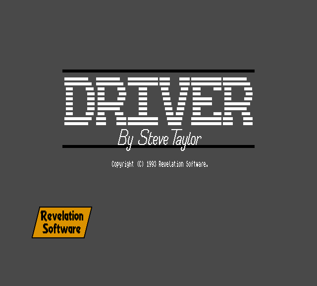DRiVER Title Screen