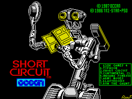 Screen Menu for Disk 4