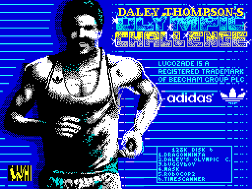 Screen Menu for Disk 6