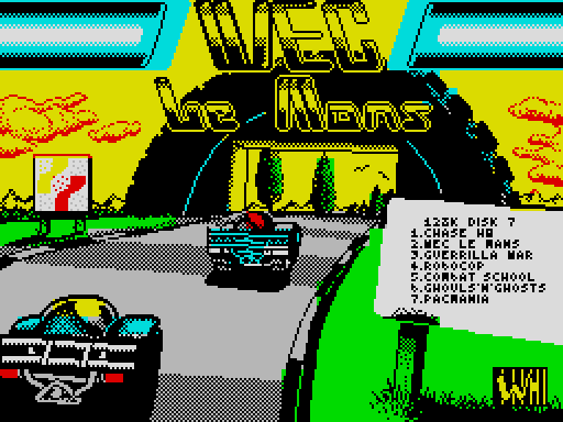 Screen Menu for Disk 7