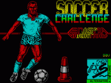 ZX Spectrum version of Soccer Challenge