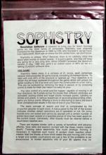 Sophistry - instructions